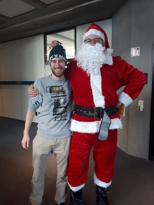 Der Nikolaus an der Steinenbergschule in Stuttgart-Hedelfingen