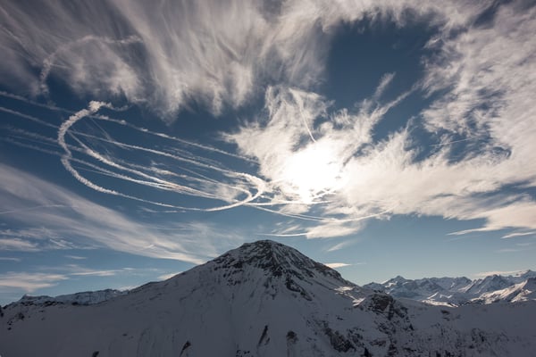 Cirren über dem Albristhorn kündigen die nächste Störung an