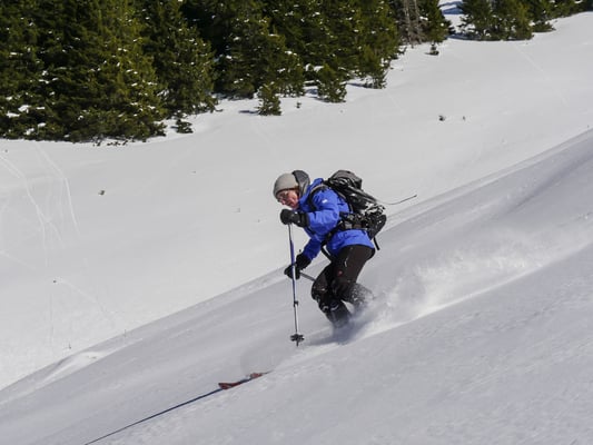 Da hat auch Barbara ihre helle Freude an diesem Skigenuss