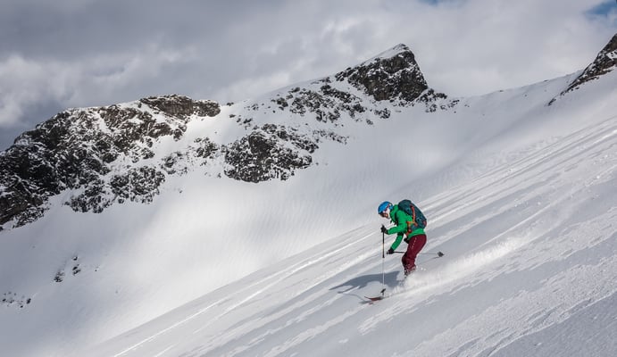 Corinne kommt mit dem speziellen Powder prima zurecht