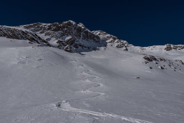 Die Osthänge unterhalb vom Winterhore sind zum fahren absolut ok.