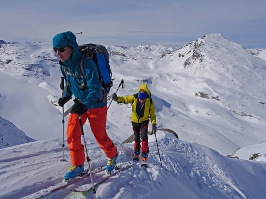 Kurz unter dem Gipfel