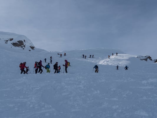 Am Samstag, da ist was los auf dem Pic Chaussy