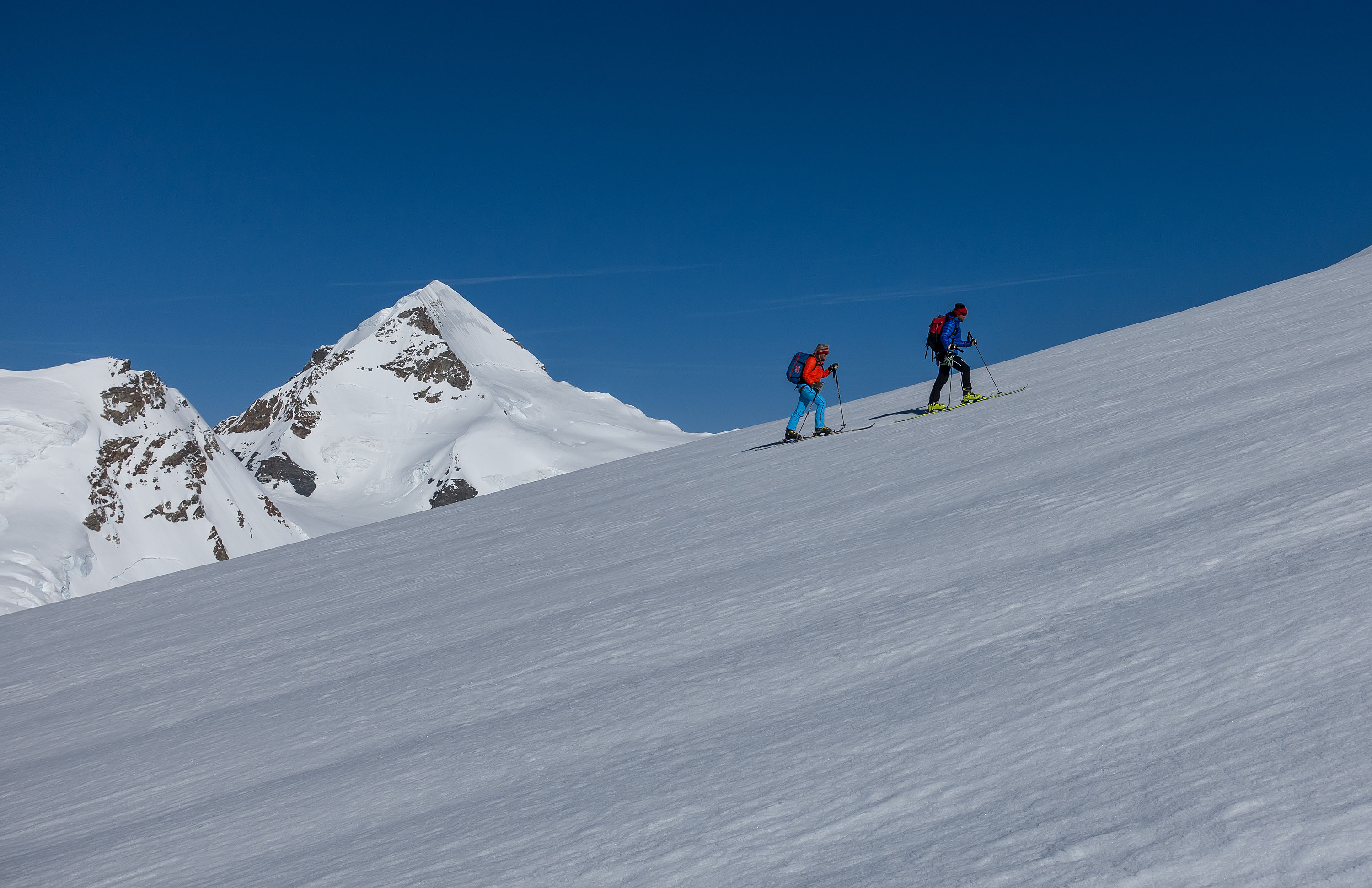 Aufstieg zum Punkt 3804 am Walchergrat