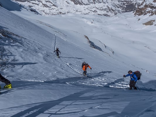 Komfortable Spur mit Wendeplattformen vom Aspirant Julian Zaccaron