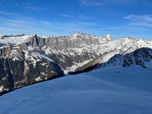 Blick gegen die Wendenstöcke und Titlis