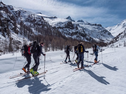 Auf gehts von Pont Richtung Rifugio Vittorio Emanuele