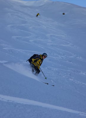 Die Freude am Fahren zieht sich bei Markus bis zu den Ohrenklappen