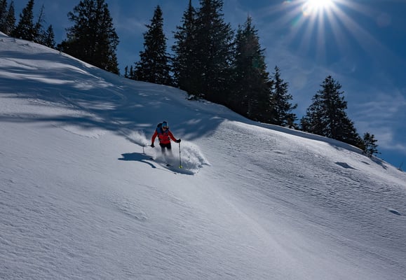 Anfangs noch etwas verhalten, löst sich die Bremse bei Danielle mit jedem weiteren Schwung