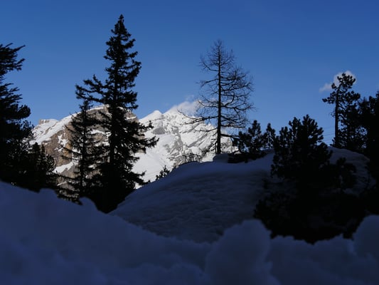 Hier irgendwo müsste heute der Vollmond aufgehen