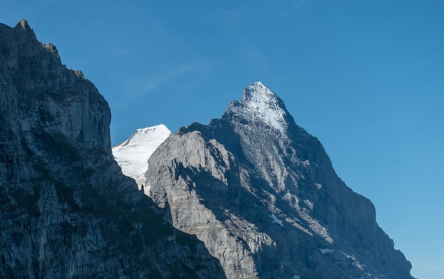...mit Blick auf Eiger, Mönch und Spitz