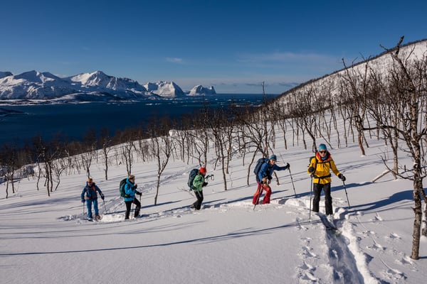 Aufstieg zum Luttinden. Ich war vor einem Jahr schon auf diesem Gipfel, allerdings bei deutlich schlechteren Wetterverhältnissen