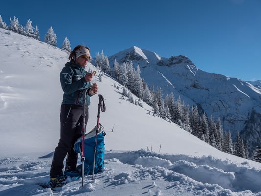 Ist gut und tut gut, ein getrockneter Apfelschnitz-Rast an der Sonne