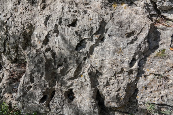 Der Fels lässt keine Wünsche offen