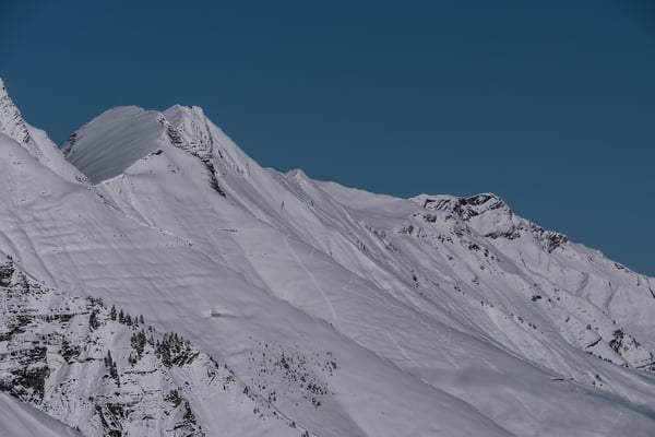 Auch die Mäggisserenegg ist schon mit Girlanden verziert