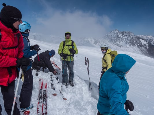 Minus 12° und ein eisiger Wind aus Sektor Nord....