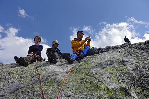 Gipfelspass zu Viert