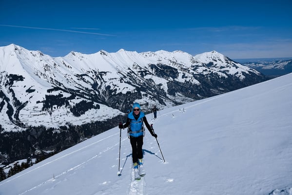Bündihore, Mäggisserehore, Drunegalm und Niesen gehören zu den nördlicheren Skitourengipfeln im Frutigland