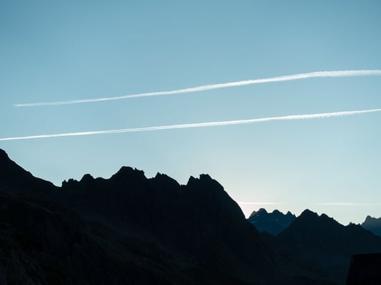 Der Chanzelgrat vor Sonnenaufgang