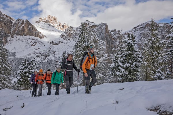 Kurz darauf die Ernüchterung, am Falzaregopass liegt eher mehr Schnee als drüben am Pordoi