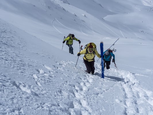 Aufstieg zum Grevasalvas