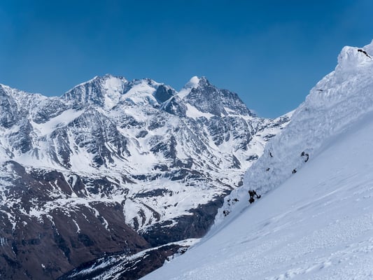 Herangezoomt fast so schön wie Eiger Mönch und Jungfrau
