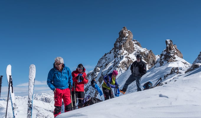 Nach gut 5 Stunden ist der Aufstieg geschafft 