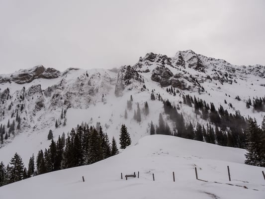 Unter dem Rothorn, der letzte Aufstieg ist geschafft