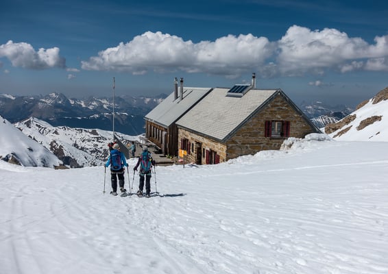 Prächtig gelegen, die Wildstrubelhütte