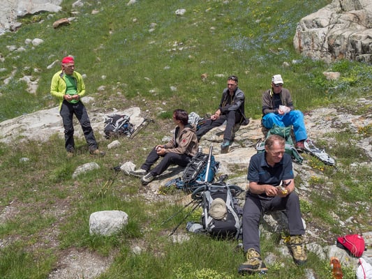 Nach Wochen unbeständigen Wetters geniessen wir die Sonne und angenehme Temperaturen