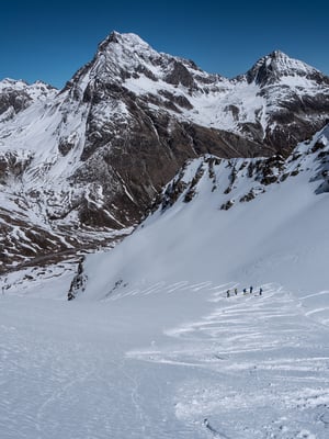 Trotz alledem, die Szenerie ist grossartig, der Blick auf den Piz Julier auch
