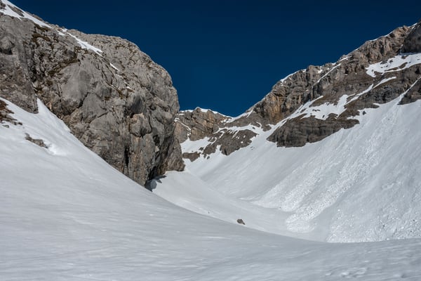Hier gehts lang, spannender Durchschlupf zum Schnidehore