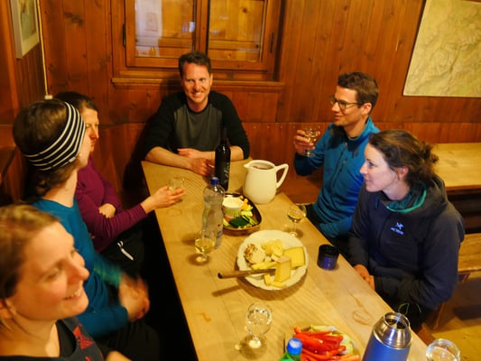 kurz nach dem Apero ist es soweit