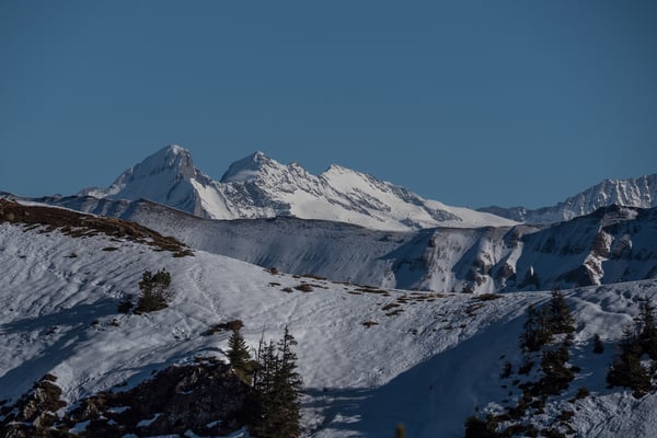 Imposanter Blick zur Wetterhorn Gruppe