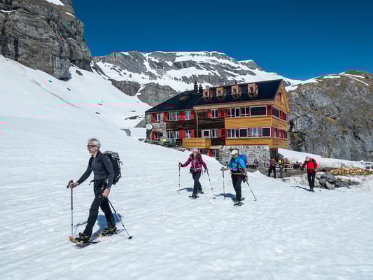 Gut gelungen, der neue Anbau der Lämmerenhütte. 