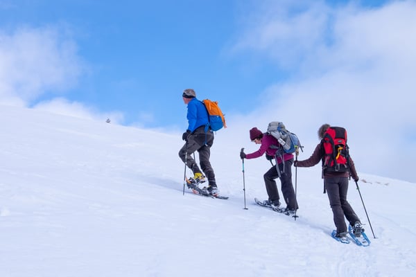 Gemächlich stapfen wir unserem Ziel entgegen