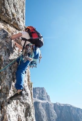 Marlies führt im oberen Teil der kleinen Micheluzzi