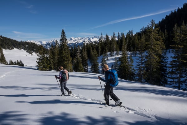 Naja, ein paar Spuren kreuzen wir schon, aber keine weitere Menschenseele
