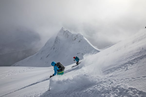 Traum Abfahrten bis zum Meer, das ist das Menü das wir lieben 