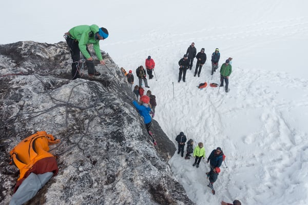 Abseilen am grossen Lämmerenstein