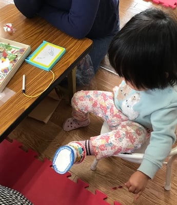 ママが作ってくれたブーツ