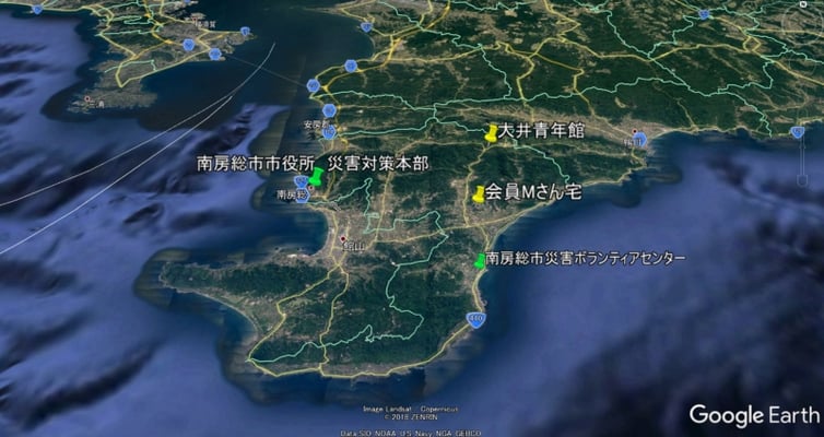 今回の活動地点