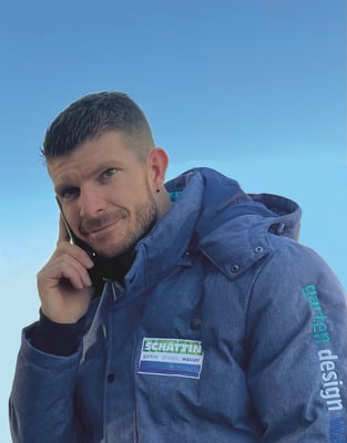 Patrick Schättin, kreativer Gartengestalter