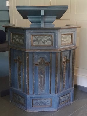 gamal prekestol Gransherad kirke