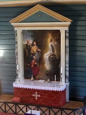 Altar Gransherad kirke