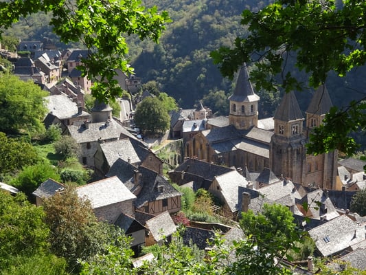 コンク　フランスの最も美しい村　日本人ガイド