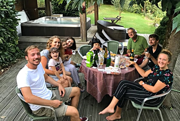 フランス親子ホームステイ