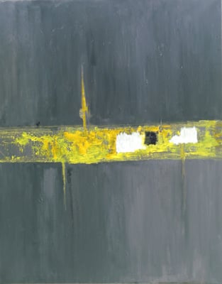 "Rissig" - Acryl auf Leinwand - 60 x 80 - 2017