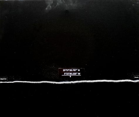 "Sehnsucht" - Acryl, Kreide auf Leinwand - 50 x 60 - 2018