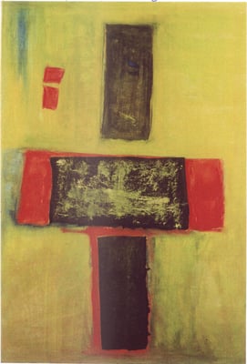 "Kreuz" - Acryl auf Leinwand - 70 x 100 - 1998/2009